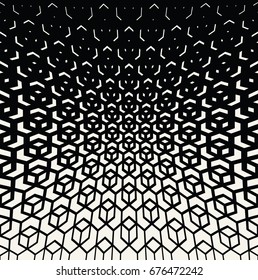 seamless geometric halftone abstract pattern background