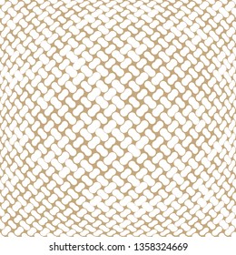 seamless geometric halftone vector pattern