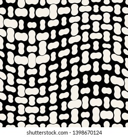 seamless geometric halftone vector pattern