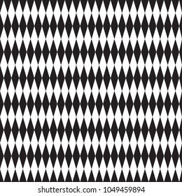 Seamless geometric harlequin argyle abstract compressed diamond check pattern