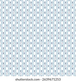 Seamless Geometric Hexagon Pattern with Letter Branding