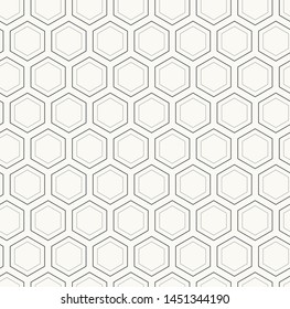 Seamless geometric hexagonal background pattern