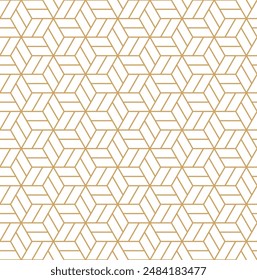 Seamless geometric hexagonal op art pattern, lines abstract geometric background, seamless monochrome hexagonal grid pattern, slide presentation