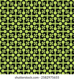 Seamless Geometric Hexagonal Pattern with Abstract Line Art, EPS 10