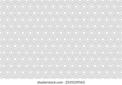 Seamless geometric honeycomb pattern.  The hexagonal texture of the cells. Abstract vintage background. It can be used in web design, packaging, printing, textiles, wallpaper.