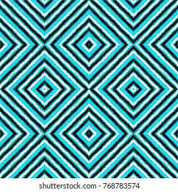Seamless geometric horizontal stripes zigzag pattern in Aztec style. Tribal ethnic vector texture. African drawing markers. Figure tribal embroidery. Indian, Mexican, folk pattern.