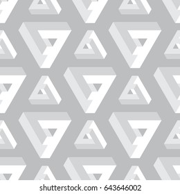 Seamless geometric imagination pattern