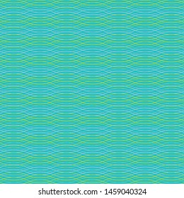 Seamless Geometric Interweaving Wave Line Patterns / Vector Illustration / Turquoise Aqua Background / Global Colors saved with Pattern Swatches