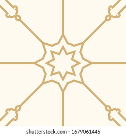 Nahtlose geometrische islamische Muster mit Moslem und arabischen Ornamenten