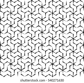 seamless geometric islamic texture background in black and white