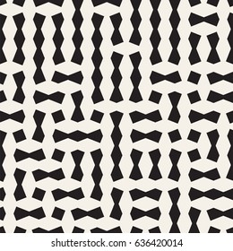 Seamless geometric lattice pattern. Irregular abstract grid background. Stylish chaotic vector texture