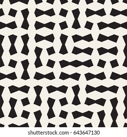 Seamless geometric lattice pattern. Irregular abstract grid background. Stylish chaotic vector texture