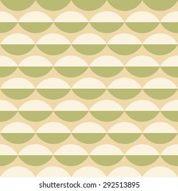 Seamless Geometric Leaf Pattern Background