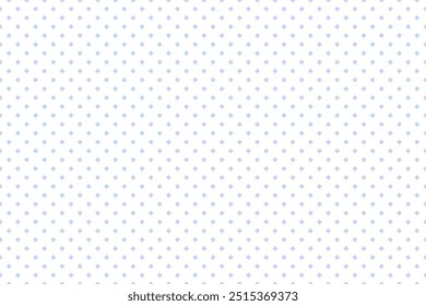 Patrón de puntos azul claro geométrico sin fisuras. Fondo texturizado blanco. Arte vectorial.