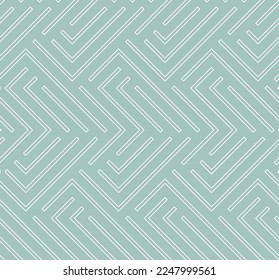 Nahtlose geometrische, hellblaue und weißer Hintergrund für Ihre Designs. Moderne Vektorschmuck. Geometrisches abstraktes Muster