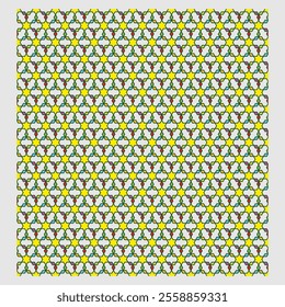 seamless Geometric line drawing pattern object