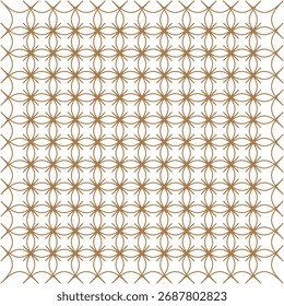 Seamless geometric line drawing pattern vector design 