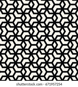 seamless geometric line grid vector cubes pattern