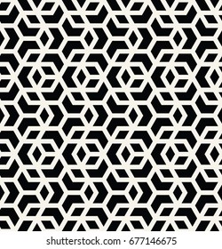 seamless geometric line grid vector cubes pattern