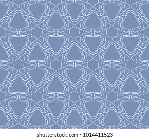 Seamless geometric line pattern in arabian style. Repeating linear texture for wallpaper, packaging, banner, invitation, business card, fabric print.Monochrome graphic background, lace pattern