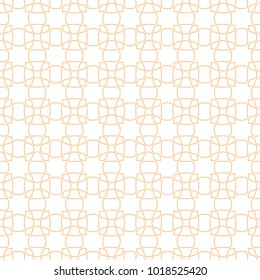 Seamless geometric line pattern in arabian style. Repeating linear texture for wallpaper, packaging, banner, invitation, business card, fabric print.Monochrome graphic background, lace pattern