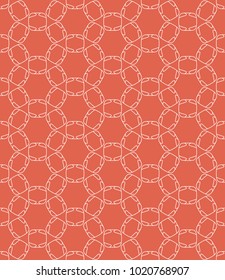 Seamless geometric line pattern in arabian style. Repeating linear texture for wallpaper, packaging, banner, invitation, business card, fabric print.Monochrome graphic background, lace pattern