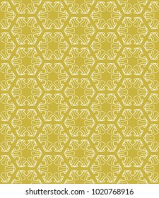 Seamless geometric line pattern in arabian style. Repeating linear texture for wallpaper, packaging, banner, invitation, business card, fabric print.Monochrome graphic background, lace pattern