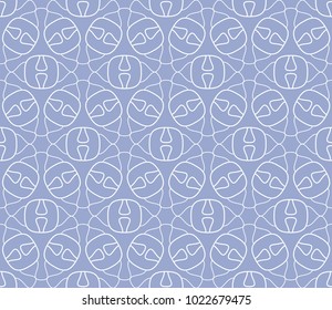 Seamless geometric line pattern in arabian style. Repeating linear texture for wallpaper, packaging, banner, invitation, business card, fabric print.Monochrome graphic background, lace pattern