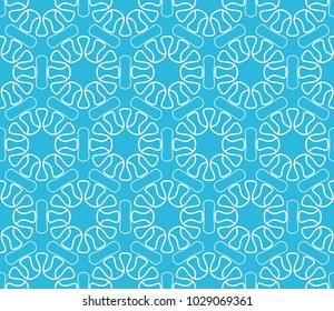 Seamless geometric line pattern in arabian style. Repeating linear texture for wallpaper, packaging, banner, invitation, business card, fabric print.Monochrome graphic background, lace pattern