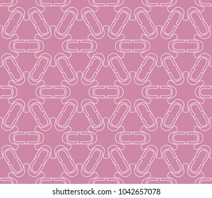 Seamless geometric line pattern in arabian style. Repeating linear texture for wallpaper, packaging, banner, invitation, business card, fabric print.Monochrome graphic background, lace pattern