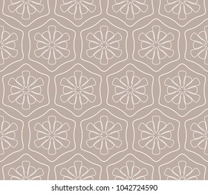 Seamless geometric line pattern in arabian style. Repeating linear texture for wallpaper, packaging, banner, invitation, business card, fabric print.Monochrome graphic background, lace pattern
