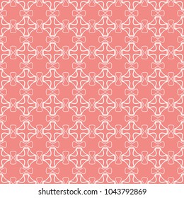Seamless geometric line pattern in arabian style. Repeating linear texture for wallpaper, packaging, banner, invitation, business card, fabric print.Monochrome graphic background, lace pattern