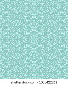 Seamless geometric line pattern in arabian style. Repeating linear texture for wallpaper, packaging, banner, invitation, business card, fabric print.Monochrome graphic background, lace pattern