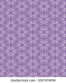 Seamless geometric line pattern in arabian style. Repeating linear texture for wallpaper, packaging, banner, invitation, business card, fabric print.Monochrome graphic background, lace pattern