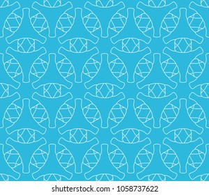 Seamless geometric line pattern in arabian style. Repeating linear texture for wallpaper, packaging, banner, invitation, business card, fabric print.Monochrome graphic background, lace pattern