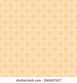 Seamless geometric line pattern in arabian style. Repeating linear texture for wallpaper, packaging, banner, invitation, business card, fabric print.Monochrome graphic background, lace pattern