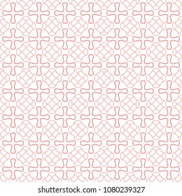 Seamless geometric line pattern in arabian style. Repeating linear texture for wallpaper, packaging, banner, invitation, business card, fabric print.Monochrome graphic background, lace pattern