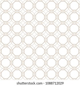 Seamless geometric line pattern in arabian style. Repeating linear texture for wallpaper, packaging, banner, invitation, business card, fabric print.Monochrome graphic background, lace pattern