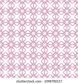 Seamless geometric line pattern in arabian style. Repeating linear texture for wallpaper, packaging, banner, invitation, business card, fabric print.Monochrome graphic background, lace pattern