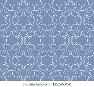 Seamless geometric line pattern in arabian style. Repeating linear texture for wallpaper, packaging, banner, invitation, business card, fabric print.Monochrome graphic background, lace pattern
