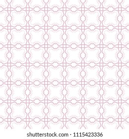 Seamless geometric line pattern in arabian style. Repeating linear texture for wallpaper, packaging, banner, invitation, business card, fabric print.Monochrome graphic background, lace pattern