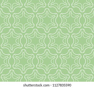 Seamless geometric line pattern in arabian style. Repeating linear texture for wallpaper, packaging, banner, invitation, business card, fabric print. graphic background, lace pattern