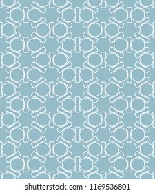 Seamless geometric line pattern in arabian style. Repeating linear texture for wallpaper, packaging, banner, invitation, business card, fabric print.Monochrome graphic background, lace pattern