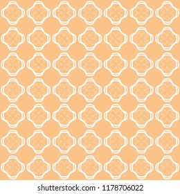 Seamless geometric line pattern in arabian style. Repeating linear texture for wallpaper, packaging, banner, invitation, business card, fabric print.Monochrome graphic background, lace pattern