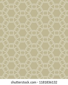 Seamless geometric line pattern in arabian style. Repeating linear texture for wallpaper, packaging, banner, invitation, business card, fabric print.Monochrome graphic background, lace pattern