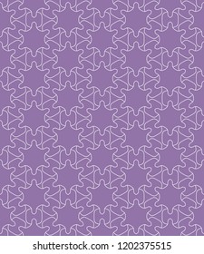 Seamless geometric line pattern in arabian style. Repeating linear texture for wallpaper, packaging, banner, invitation, business card, fabric print.Monochrome graphic background, lace pattern