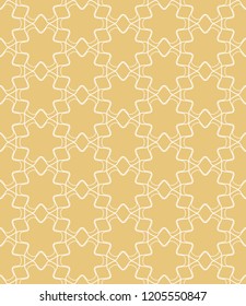 Seamless geometric line pattern in arabian style. Repeating linear texture for wallpaper, packaging, banner, invitation, business card, fabric print.Monochrome graphic background, lace pattern