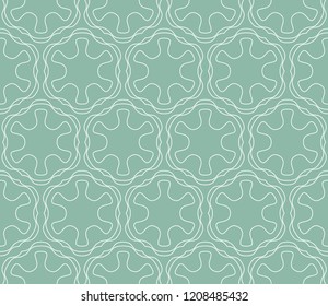 Seamless geometric line pattern in arabian style. Repeating linear texture for wallpaper, packaging, banner, invitation, business card, fabric print.Monochrome graphic background, lace pattern