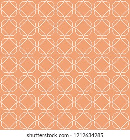 Seamless geometric line pattern in arabian style. Repeating linear texture for wallpaper, packaging, banner, invitation, business card, fabric print.Monochrome graphic background, lace pattern