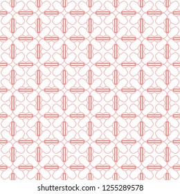 Seamless geometric line pattern in arabian style. Repeating linear texture for wallpaper, packaging, banner, invitation, business card, fabric print.Monochrome graphic background, lace pattern